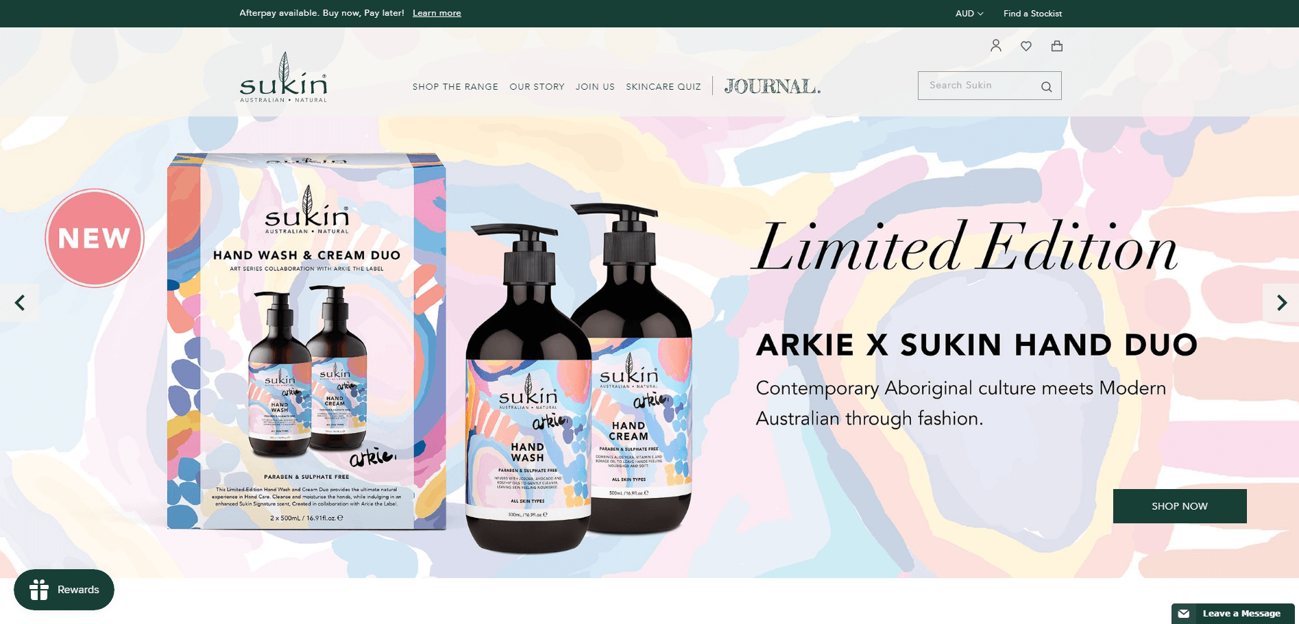 sukin官网-澳洲天然护肤品牌